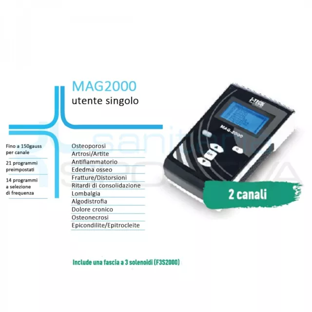 I-Tech Mag 2000 Apparecchio per Magnetoterapia Bassa Frequenza