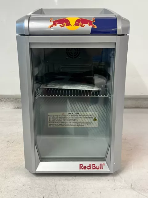 Red Bull Mini Cooler Fridge Cold or Warm Drinks Garden Garage 220V-& 12V  Car