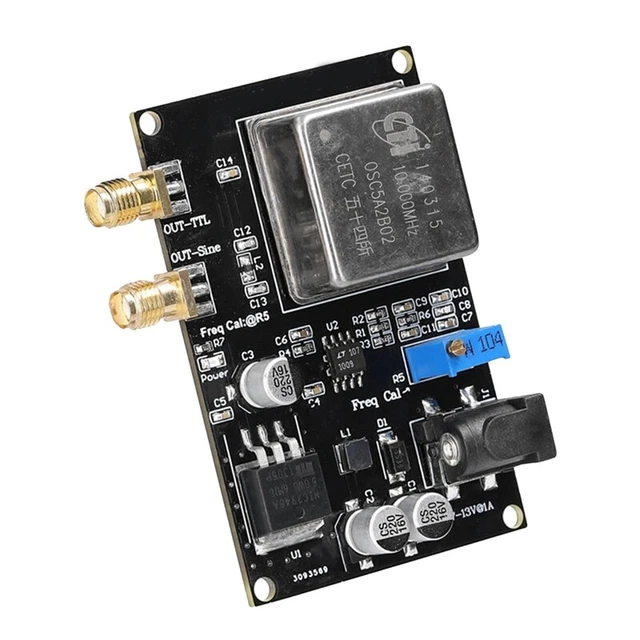 Modulo di riferimento frequenza 10 MHz OCXO misuratore di frequenza nero misuratore di frequenza J1J5
