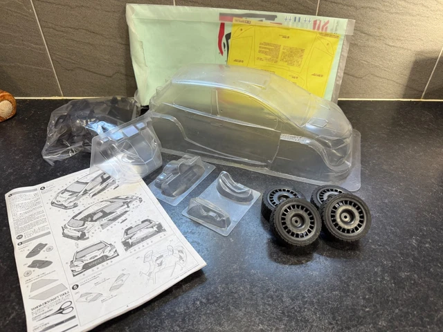Tamiya Racing Motorcycle TAMIYA TOYOTA GAZOO Racing WRT/GR Yaris Rally Body Parts Set & Wheels ...