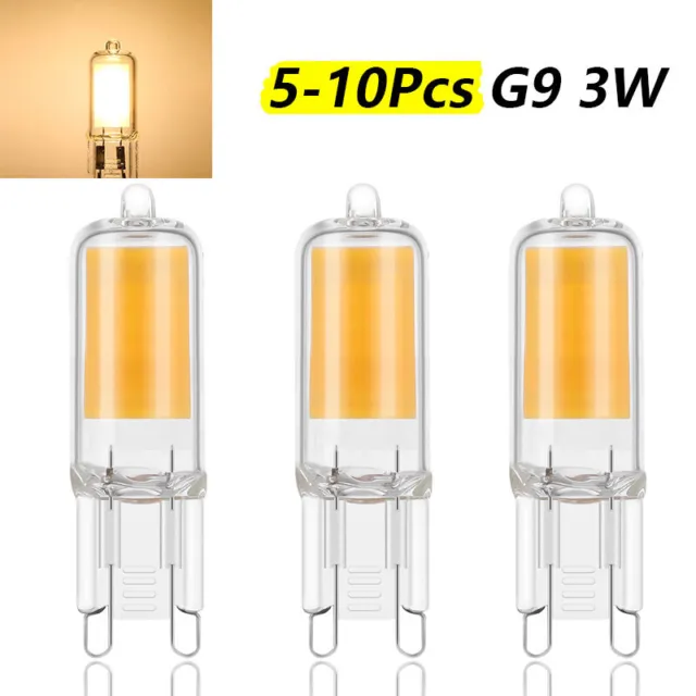 G9 LED Leuchtmittel 3W COB Warmweiß Glühbirne Brine Ersetzen Halogenlampe 220V