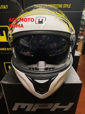 CASCO MODULARE RAPTOR Mph Moto Scooter Omologato Doppia Visiera Bianco Xl  EUR 69,00 - PicClick FR