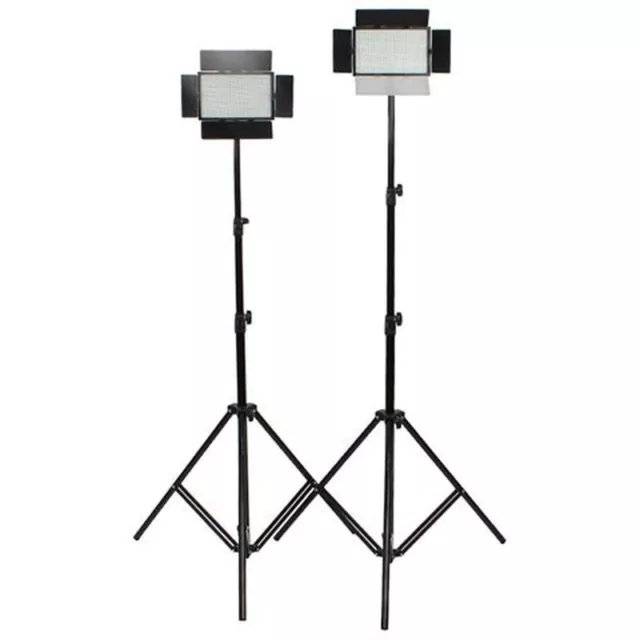 FALCON EYES DV-384CT Kit de Luz LED Bicolor regulable con Soportes de Luz 2x25W