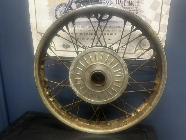 Triumph Rim Mb59 TRIUMPH 3TA 5TA T100 Front Wheel 1959-1965 17 inch rim £89.12 - PicClick UK