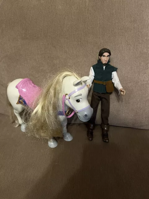 Disney Tangled Flynn Rider doll and horse from Tangled