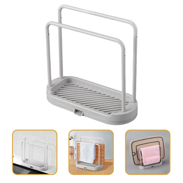 Soporte esponja bandeja plato cocina estante de secado paño