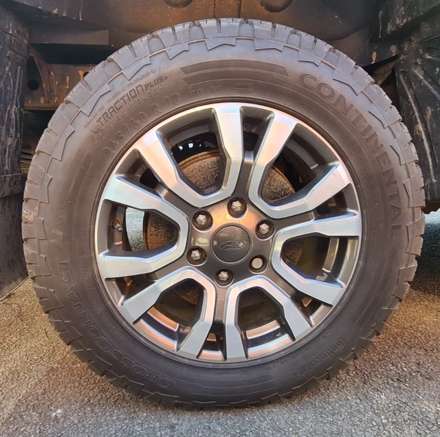 Ford Ranger Wildtrakk Rims GENUINE 18& FORD RANGER WILDTRAK ALLOY WHEELS AND TYRES SET x4 USED ...