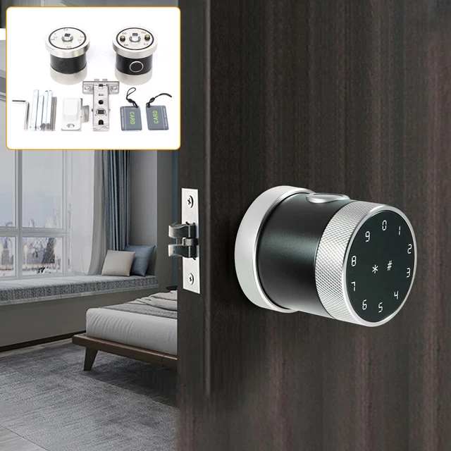 Fingerprint Smart Door Lock Security Password Card Biometric Touch Lock Set