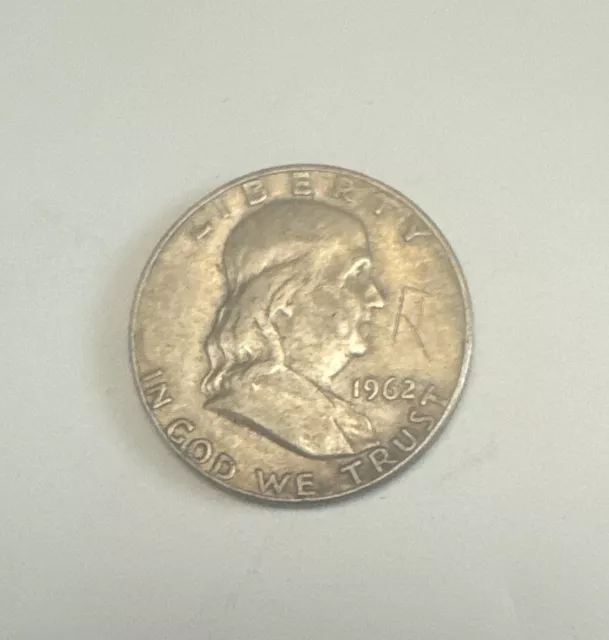 1962 D Franklin Half Dollar - Free Shipping