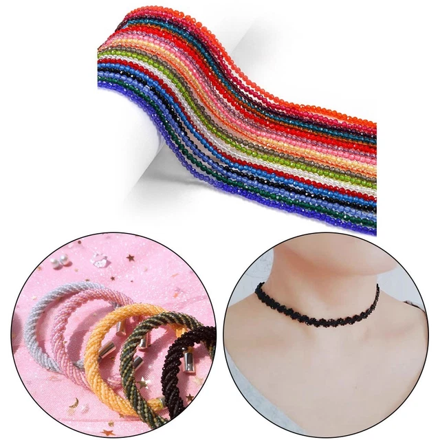 Perles Plates Pour Bracelet Heishi, 6 Mm Rondes Argile Polymère Perles