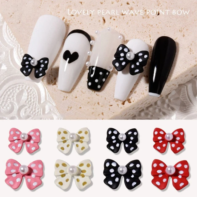 Accessoires Ongles DIY Acrylique Gravé Résine 3D Papillon Décoration Nail Art