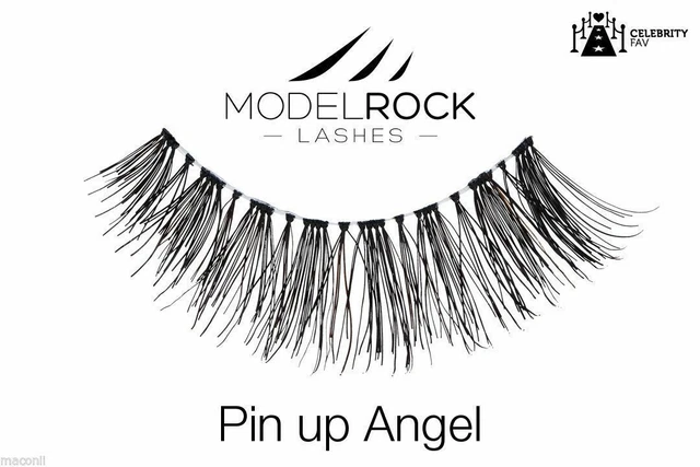 False Lashes Model MODELROCK SIGNATURE PIN Up Angel - Fake False Lashes 100% Human Hair ...