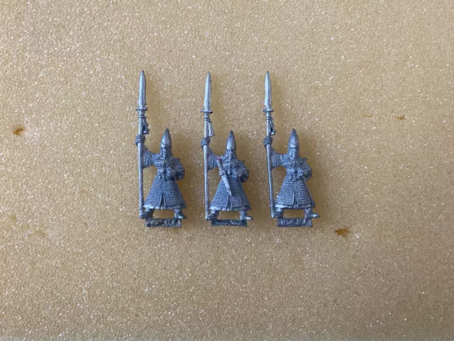 High Elf Spearmen x3 Elves Warhammer Fantasy Games Workshop Classic Metal OOP