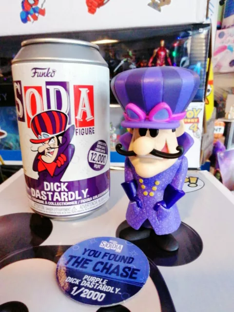 Funko POP! Vinyl SODA Dick Dastardly Wacky Race Chase Limited edition 1/2.000