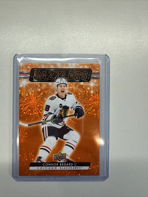 2023-24 UPPER DECK Dazzlers Orange #DZ79 Connor Bedard RC - Chicago