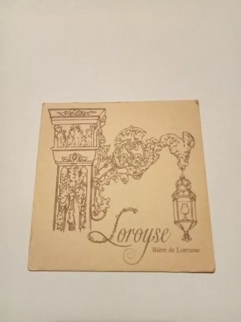 Sous Bock : LOROYSE - Les Brasseurs de Lorraine - Pont à Mousson / 54  France