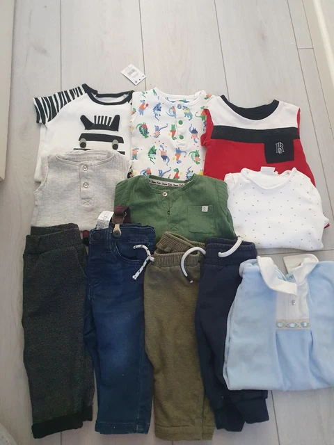 Pacchetto abbigliamento bambini età 6-9 mesi isola fiume next Joules kris&kris