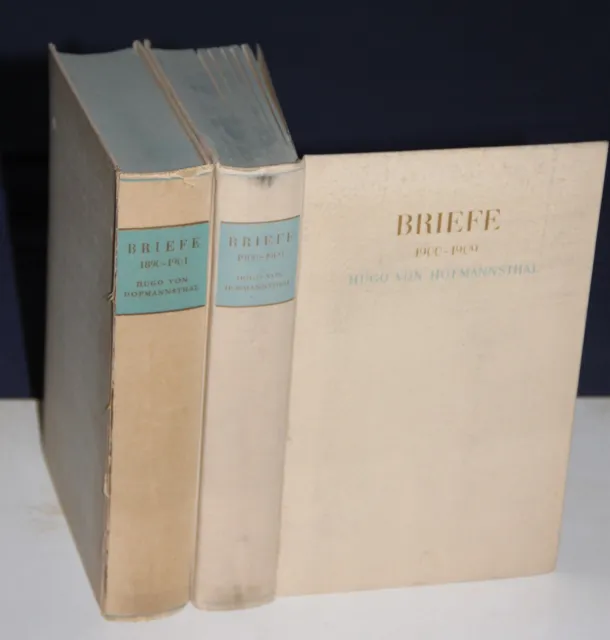 Hugo von Hofmannsthal. Briefe 1890-1909. 2 Bände. Fischer/Bermann-Fischer 1935.