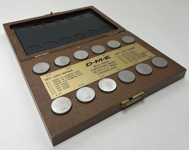 DME mold finish comparisons based on the SPI mold finishing guide