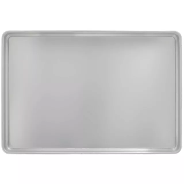 Bundy Chicago Metallic StayFlat 18 Gauge Aluminum Bun Pan - 26"L x 18"W x 1"H 3