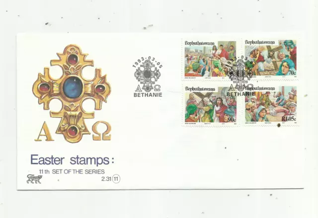 Bophuthatswana . 5/3/1993 .  Easter . First Day Cover