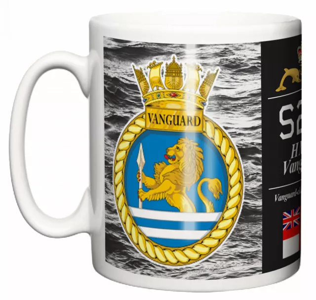 Royal Navy HMS Vanguard Mug, Vanguard Class Strategic Submarine Pennant S28