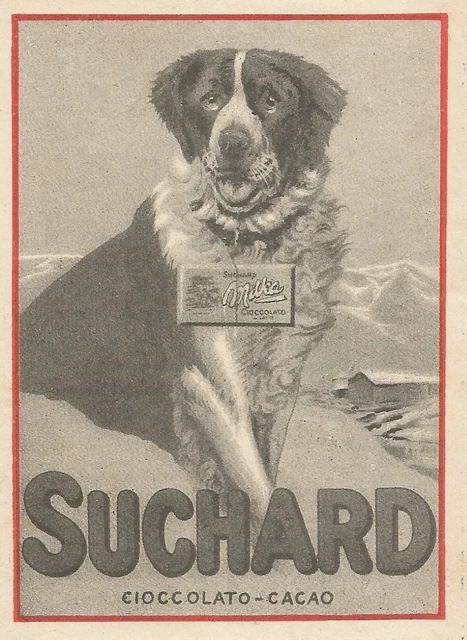 Affiche vintage pub cacao Suchard poster vintage publicité chocolat main image 0