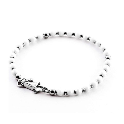 Cesare Paciotti Bracciale unisex in argento rosè con perline Cesare Paciotti JPBR0398G 