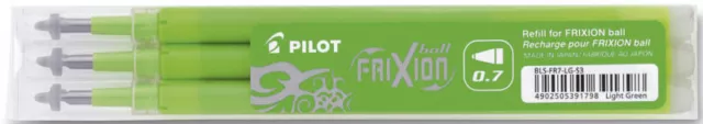 3x Pilot Ersatzminen Tintenrollermine FriXion BLS-FR7 - 0,7 mm Farbe wählbar *