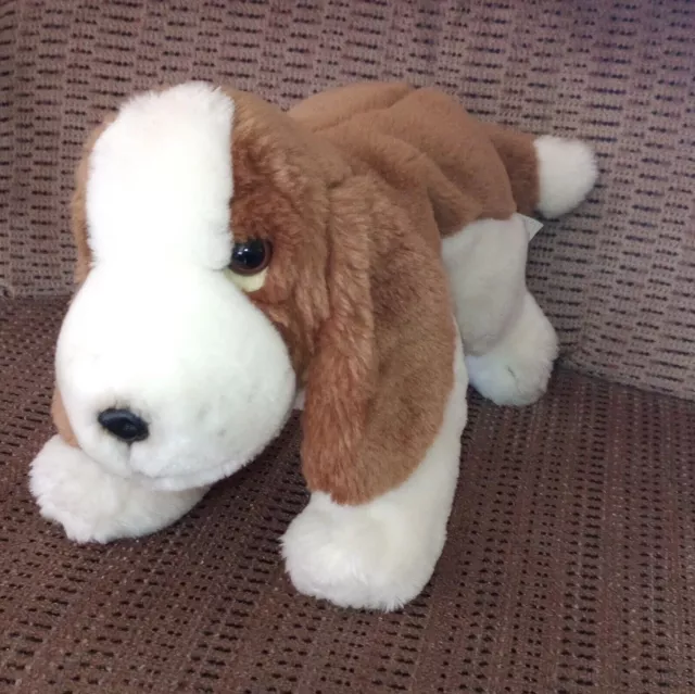 Animal Alley Basset Hound Beagle Stuffed Plush Dog Toys R Us Puppy Toy Vintage