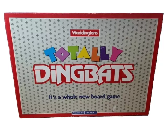 Totally Dingbats Brettspiel 1990 Edition Vintage Spiel komplett