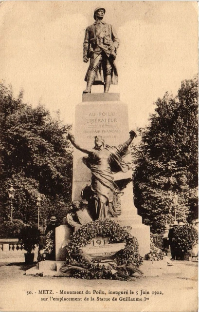 CPA AK METZ Monument du Poilu inaugurates June 5, 1922 on site (393256)
