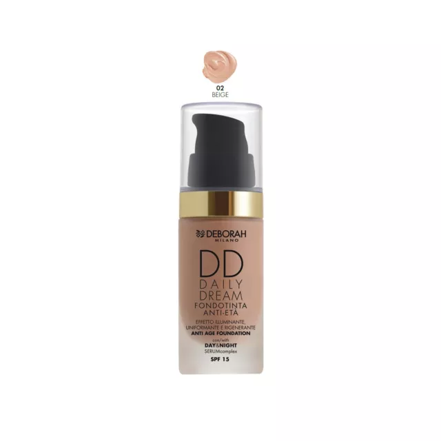 DD Daily Dream fondotinta ani-età n. 02 beige spf 15 da 30 ml