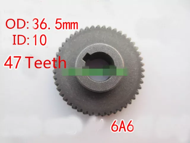 1) 6A6 Hand Electric Hammer Drill Repair Part Helical Gear 47 Teeth 36.5x10x13mm