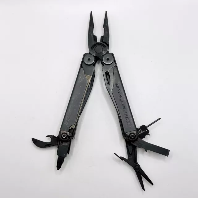 Leatherman Wave Black Oxide Stainless Discontinued Multi-Tool - Great condition!