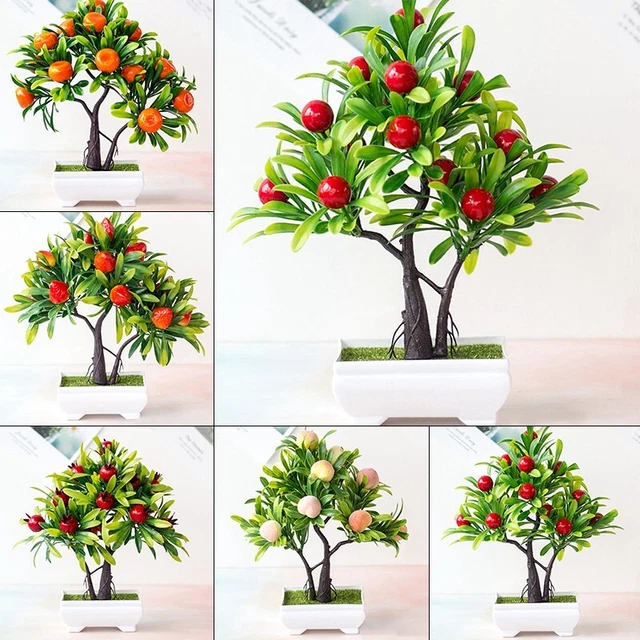 Plantas artificiales bonsái hotel simulación oficina adorno plástico