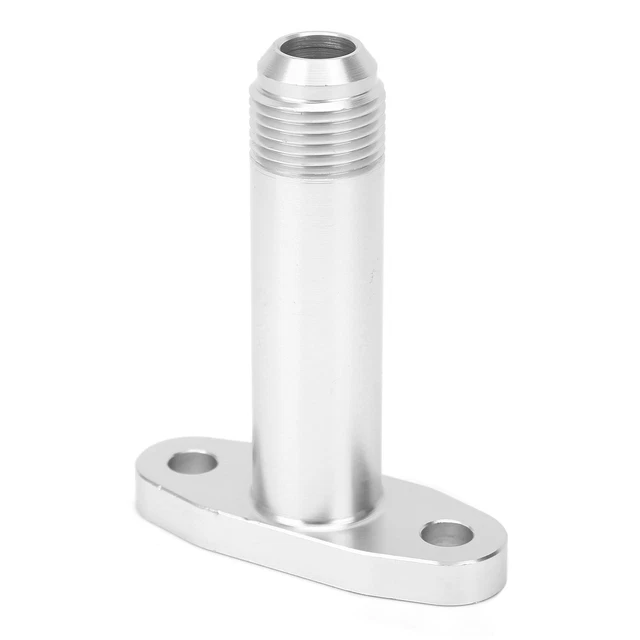Bride De Vidange D'huile Turbo AN10 - Alliage Aluminium Pour Série TD04 TD05 TD06 T3/T4 - Joints Inclus