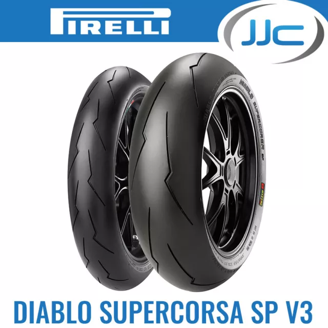 1 x Pirelli Diablo Supercorsa SP V3 Motorbike Tyre 120/70 ZR17 M/C TL 58W