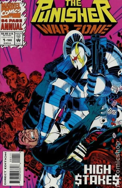 Punisher War Zone Annual 1U VF 1993 Stock Image