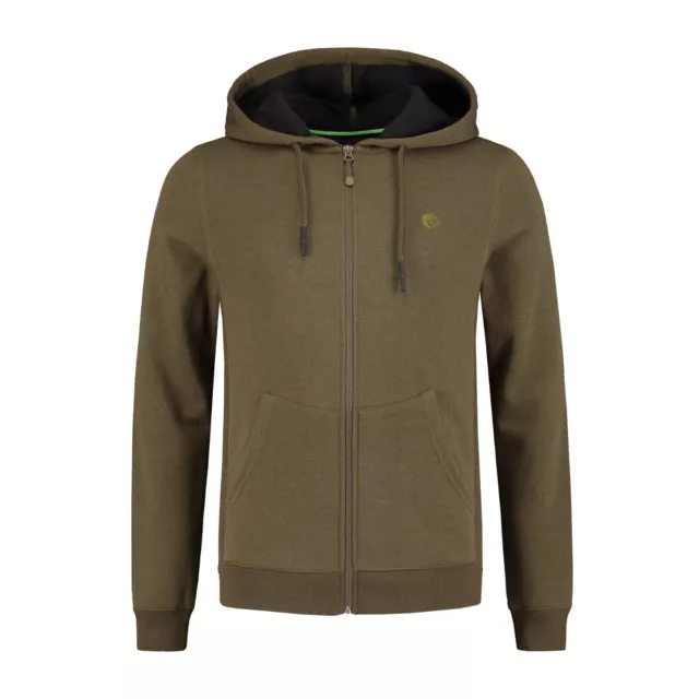 Korda Kore schwarz oliv mit Reißverschluss Hoodie Angeln Kapuzenpullover Kleidung alle Größen