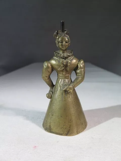 Ancienne Jolie Rare Veilleuse En Bronze Pour Cire Cachet Sceau Epoque Empire