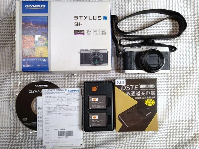 [NEAR MINT] Olympus Stylus SH-1 Digital Camera 16.0MP Silver (N023)