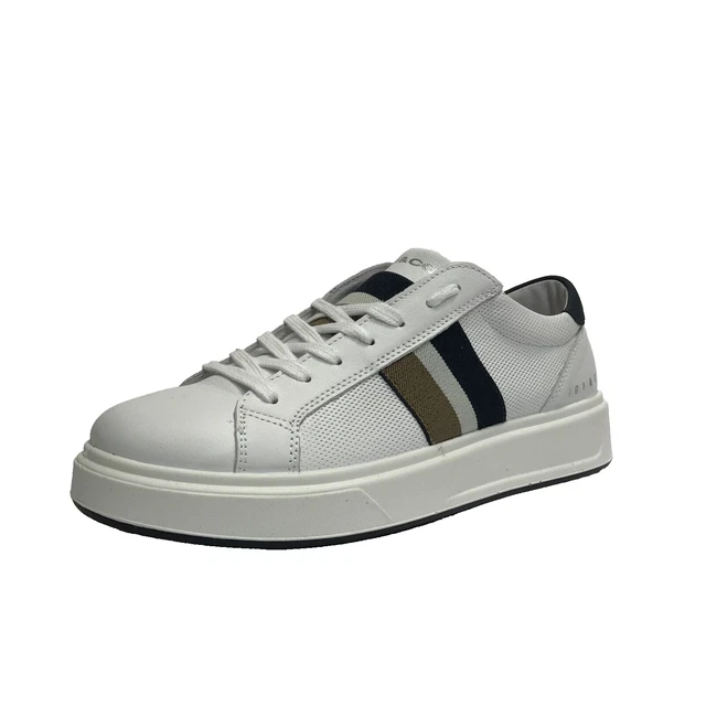 Scarpe Uomo Clarks Cambro Sneakers Stringate &ndash; Taglia 8.5M, Pelle, Nuove (Scatola Rovinata)