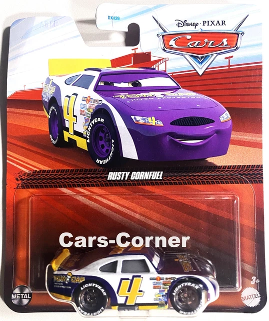 DISNEY PIXAR CARS 1 Rusty Cornfuel Aka. Tow Cap #4 Piston Cup Racer ...