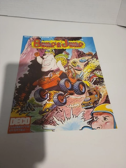 Flyer DECO,BUMP N JUMP 1982  Arcade Video Game advertisement original see pic