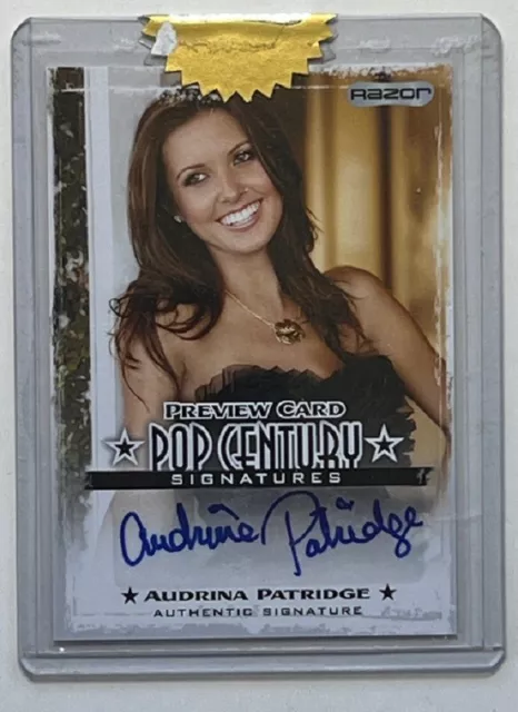 Audrina Patridge Autograph from Pop Century 2010 Preview Card