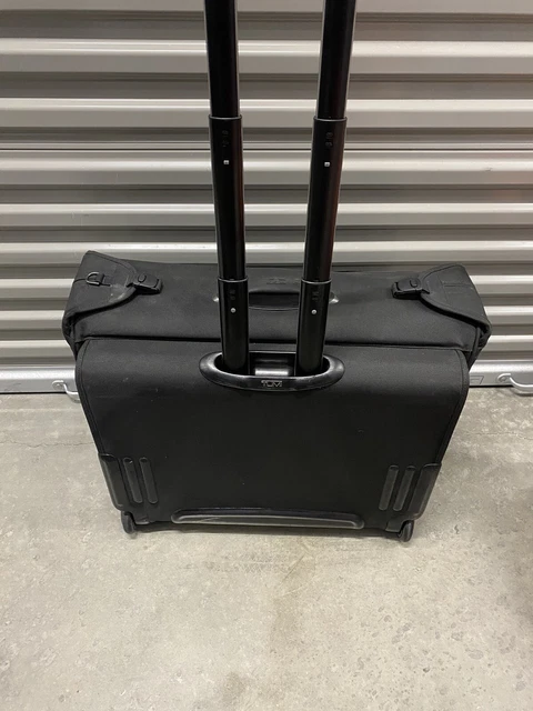 TUMI Black Alpha Ballistic Nylon Long Wheeled Garment Bag Luggage 3