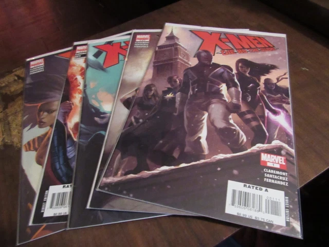 X-Men Die By the Sword #1 2 3 4 5 Marvel Comic Book Set 1-5 Mini Series