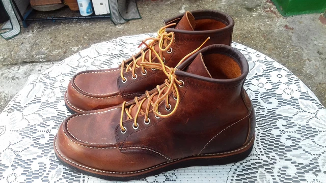 MEN’S RED WING 8886 Moc-Toe Boots In Copper Rough & Tough Leather Uk ...