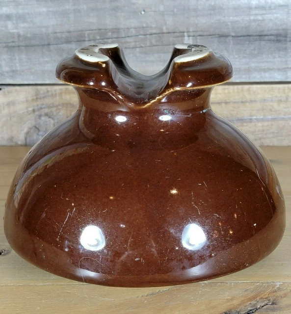 Large Ceramic Porcelain Brown Ceramic Insulator